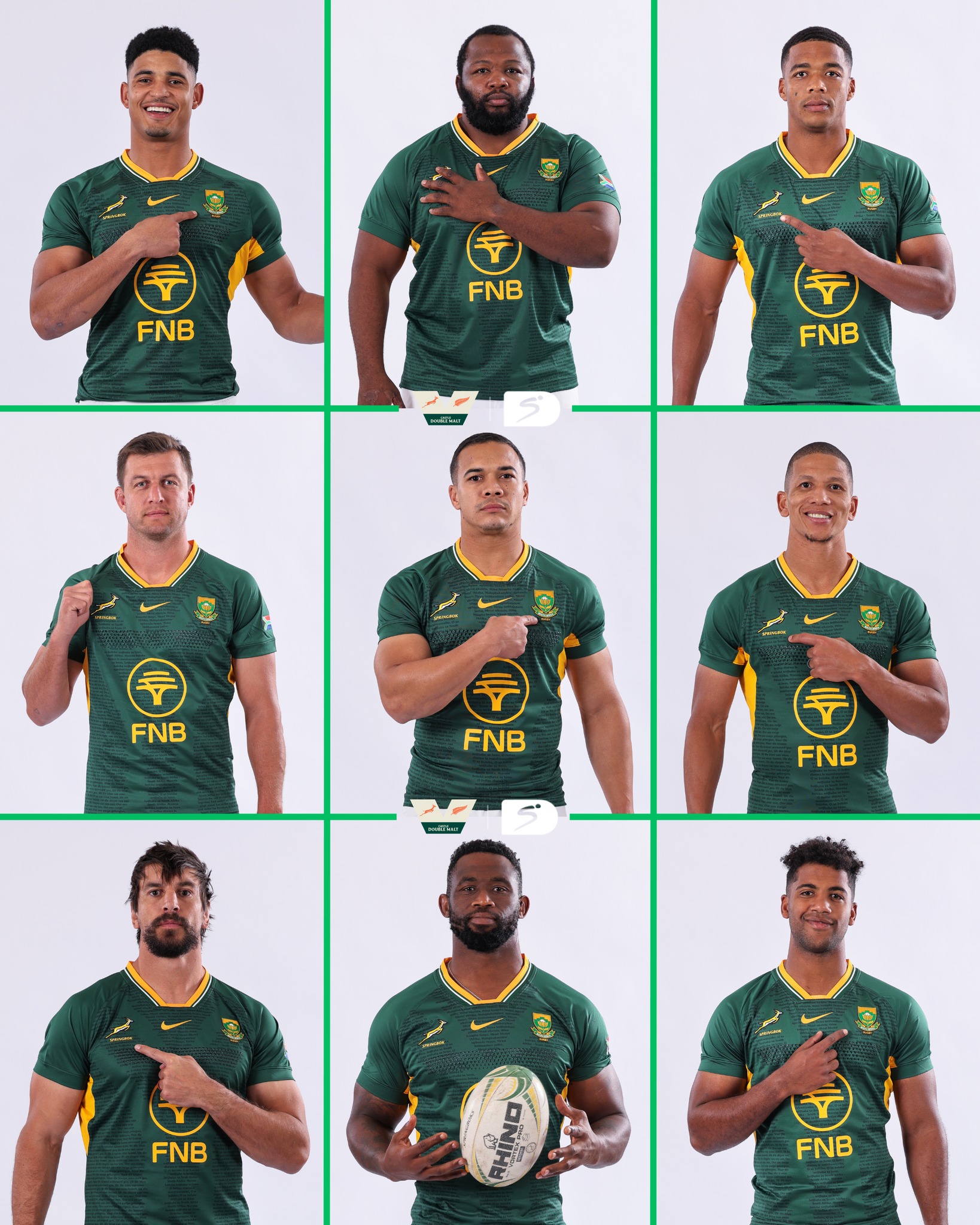 The new Springbok jersey for #RugbysGreatestRivalry as worn by the