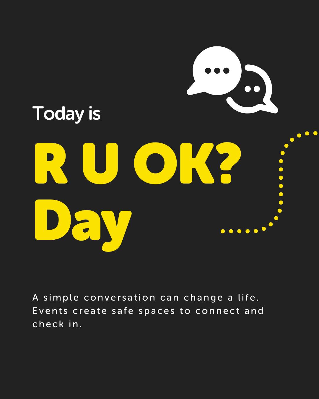 Sticky Tickets - 💛 Today on R U OK? Day, we’re reminded... | Facebook