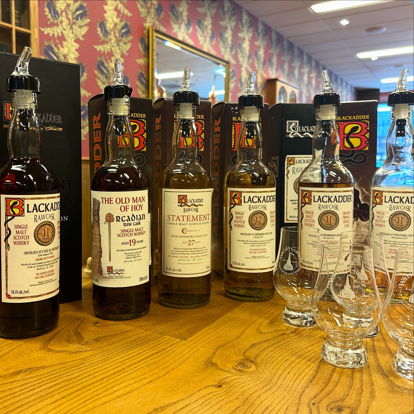 BLACKADDER: Thoughts from a raw cask. The debris of maturation 