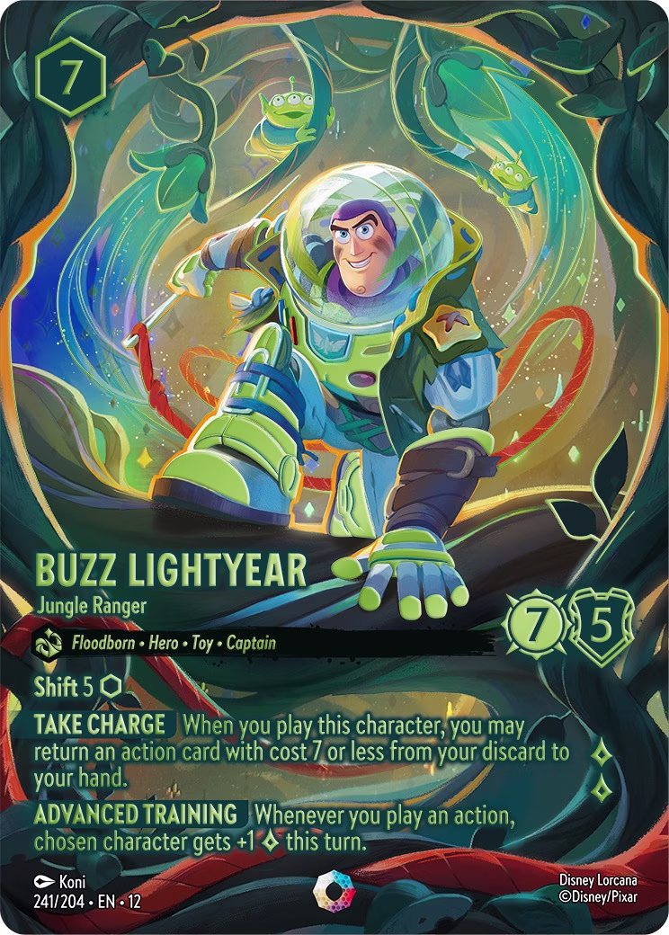 lorcana pixar cards Ravensburger Disney TCG: Attack of the Vine! Booster Pack Display - 24 Packs with 12 Trading Each - 288 Cards Total Illustrated by Aubrey Archer The next set of the