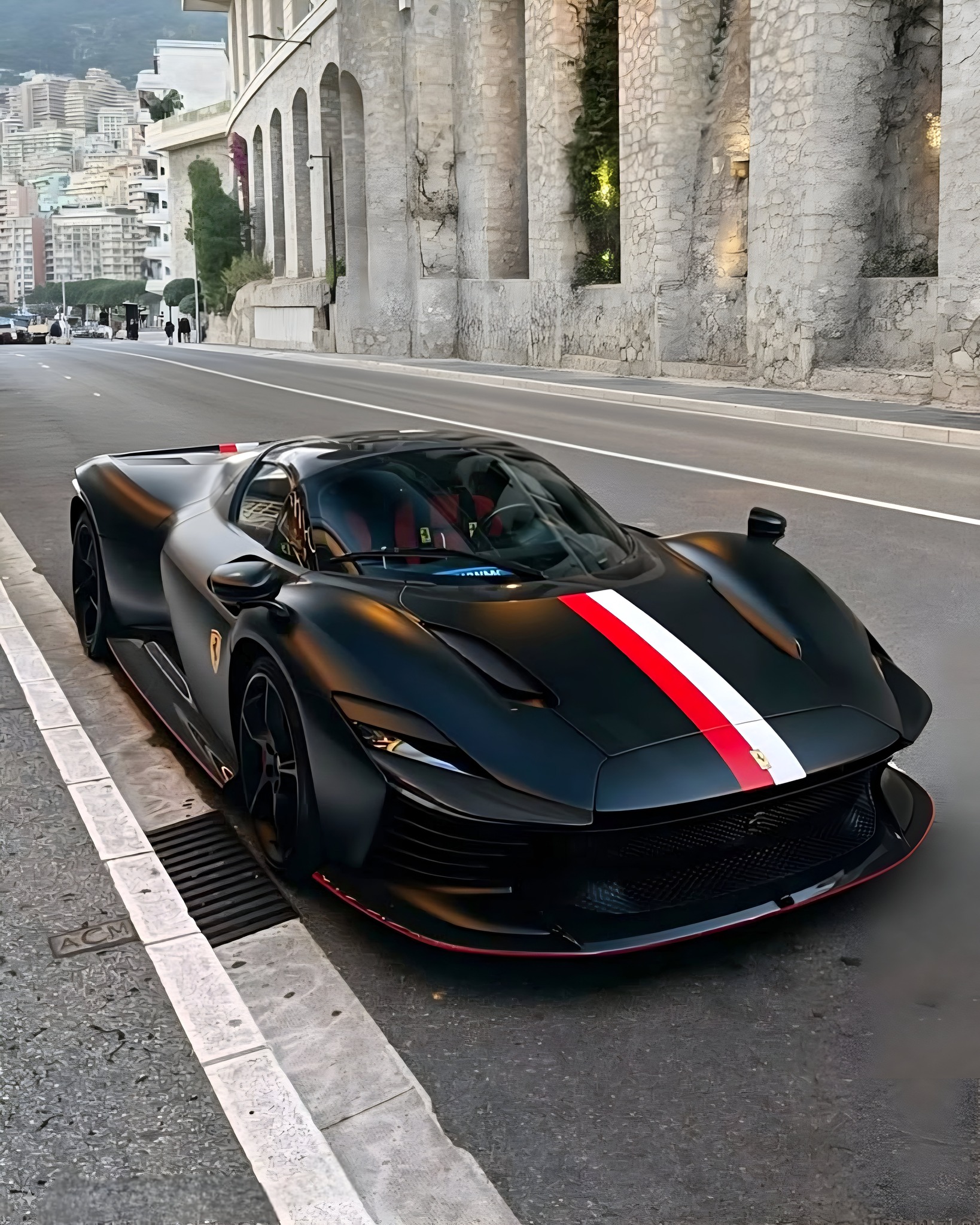 Rari.force - The Ferrari Daytona SP3 in matte black is a... | Facebook