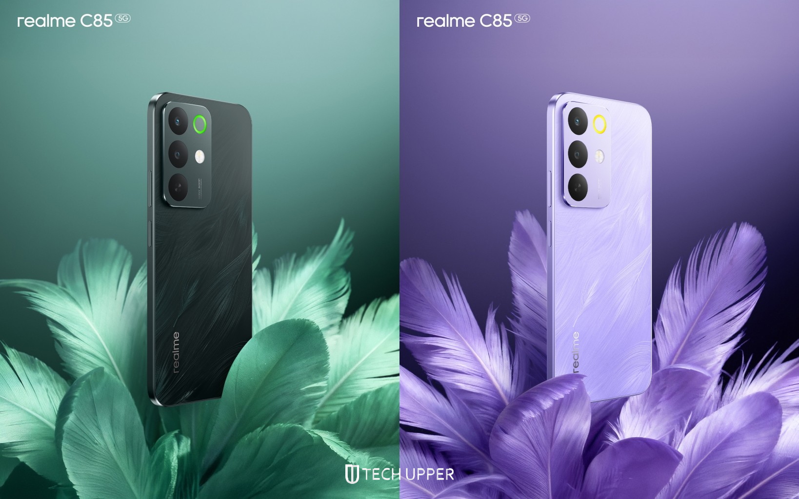 TechUpper - realme C85 Series 5G แบตเตอรี่ 7000mAh กันน้ำกันฝุ่นระดับ ...