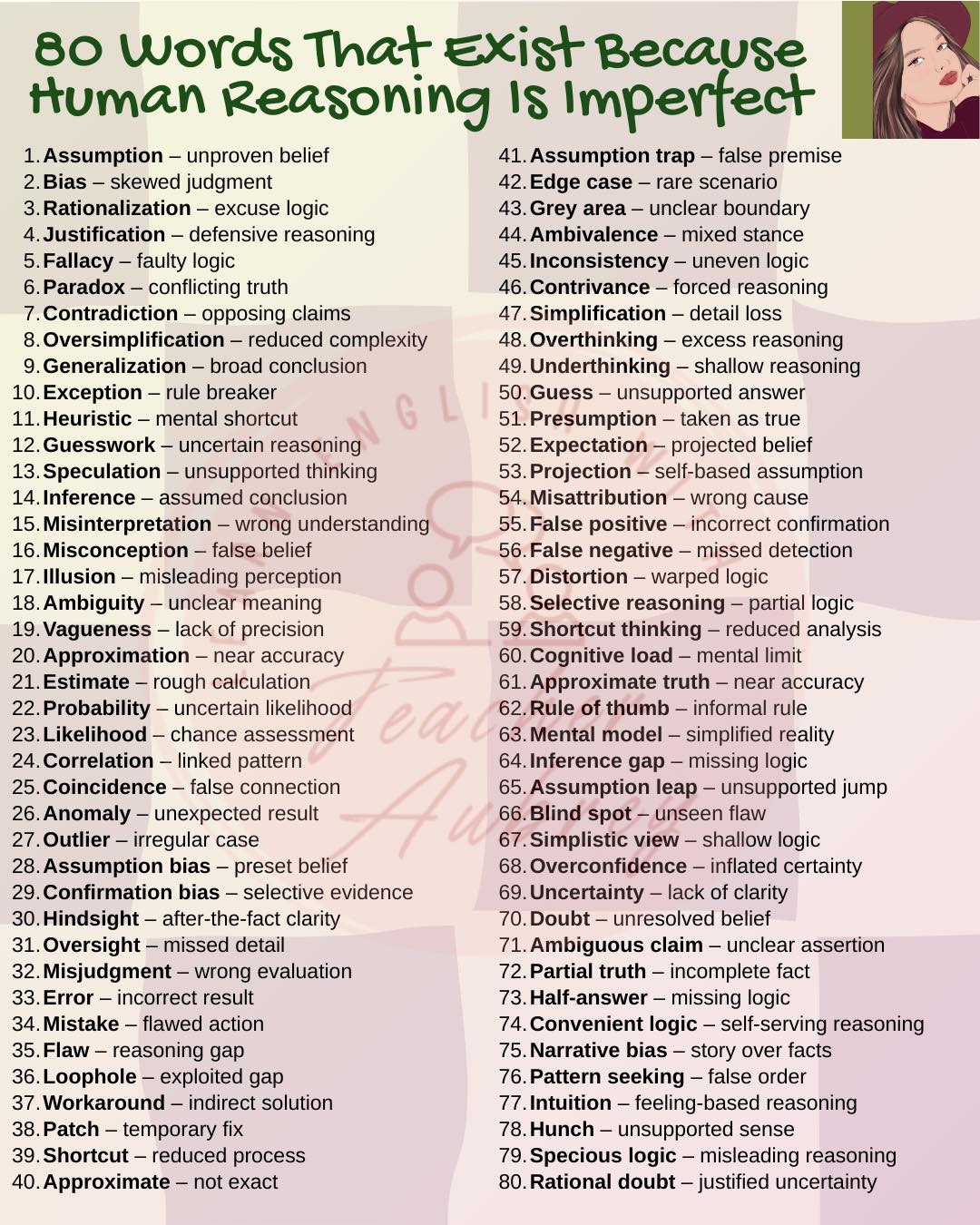 80 Words That Exist... - Learn English with Teacher Aubrey | Facebook