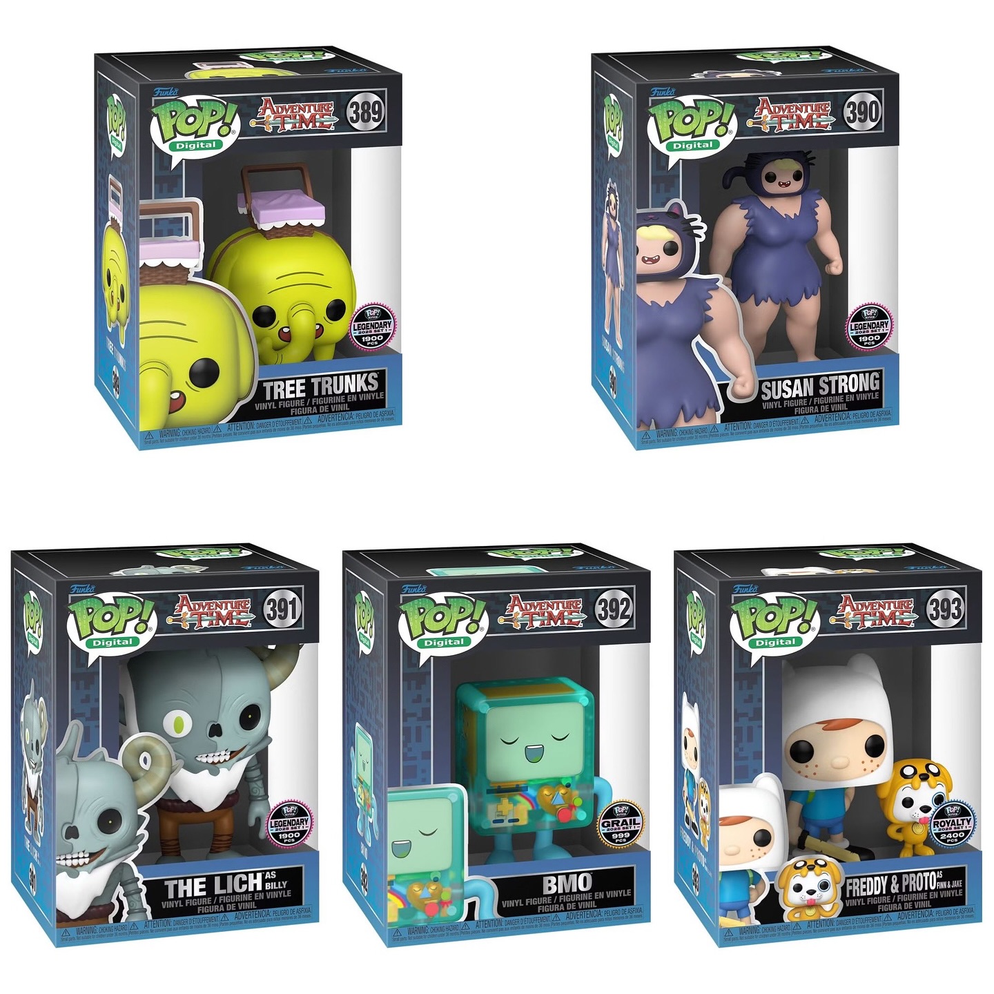 First look! Brand new Adventure Time Funko POPs! Landing at the