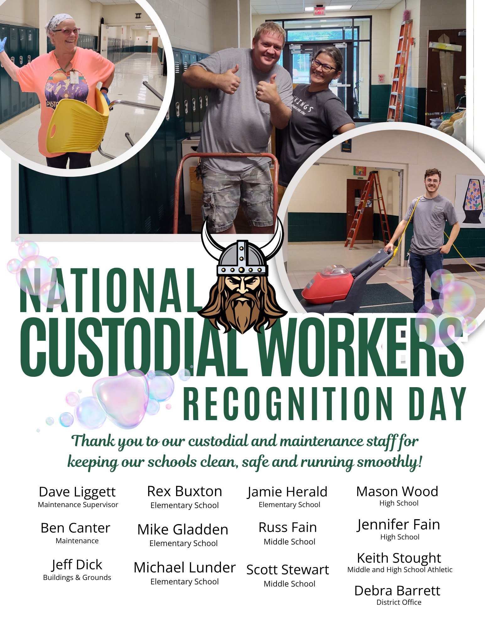 Northridge - 🧹 Happy National Custodial Workers Recognition Day! 🧹 ...