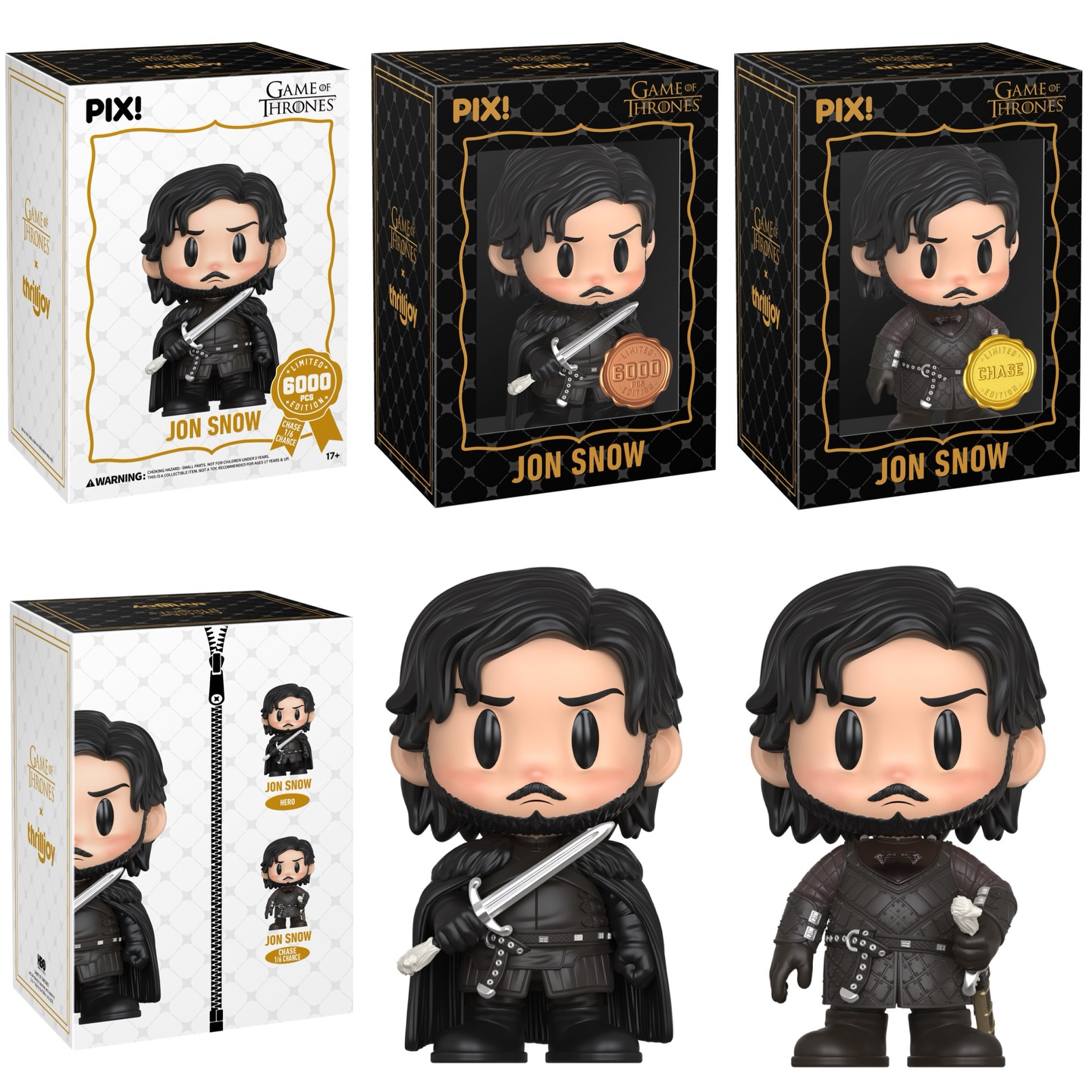 First peek! At the new Jon Snow PIX! And Armored Chase! Dropping