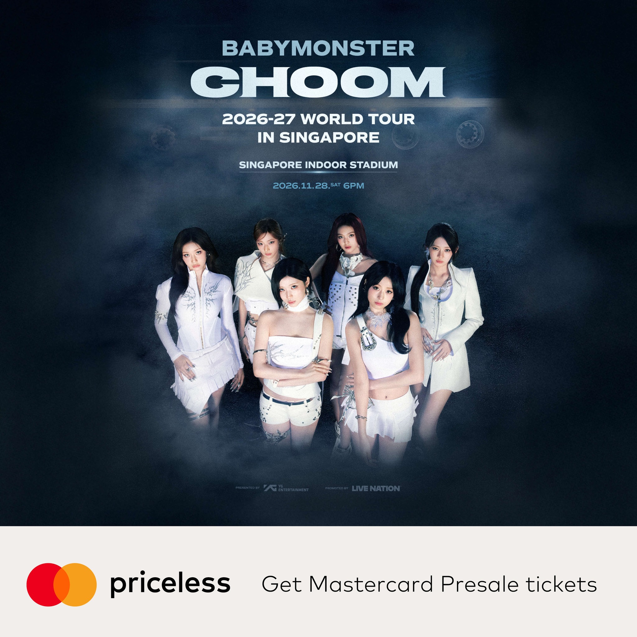 Mastercard gives you special access to presale tickets. Get yours