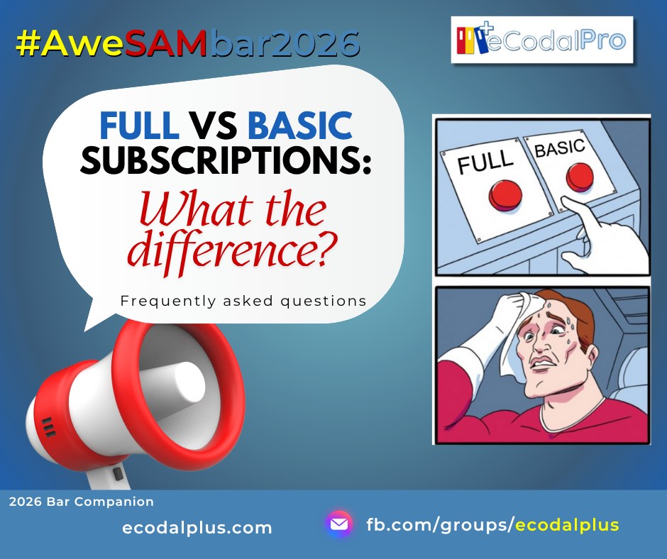 eCodal+ - What's the difference between FULL and BASIC... | Facebook