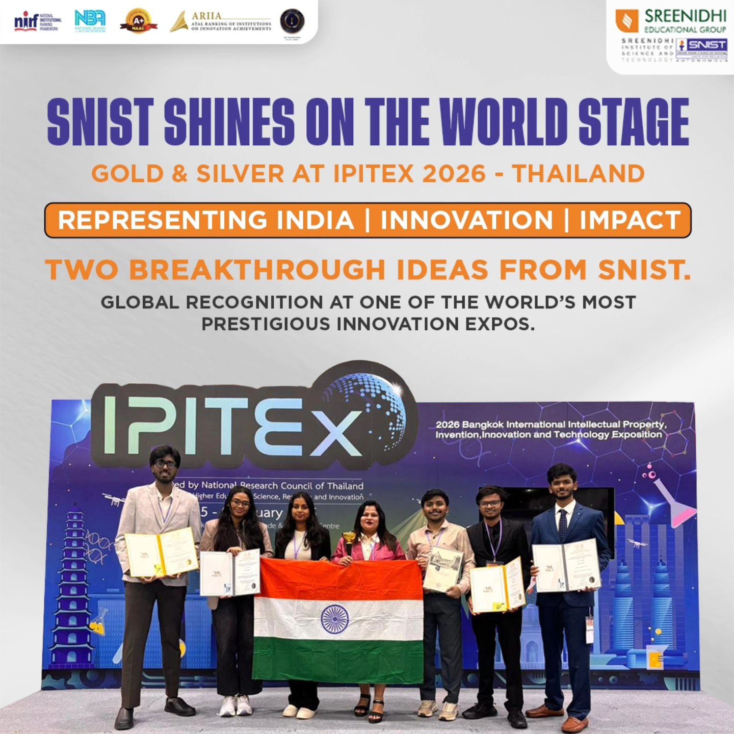 Sreenidhi Institute of Science and Technology - SNIST | Hyderabad