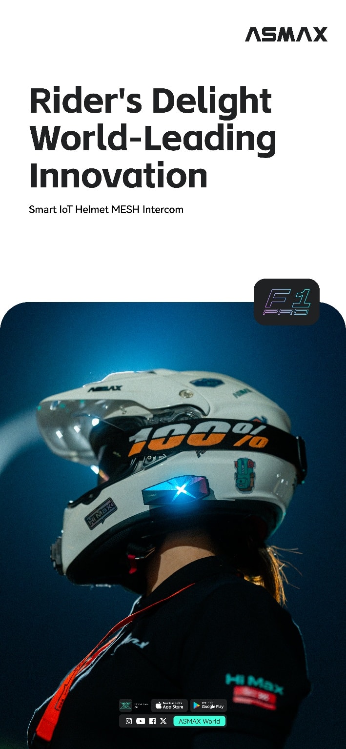 ✨ ASMAX F1 Pro – The Sound of Precision. ✨ Engineered for riders