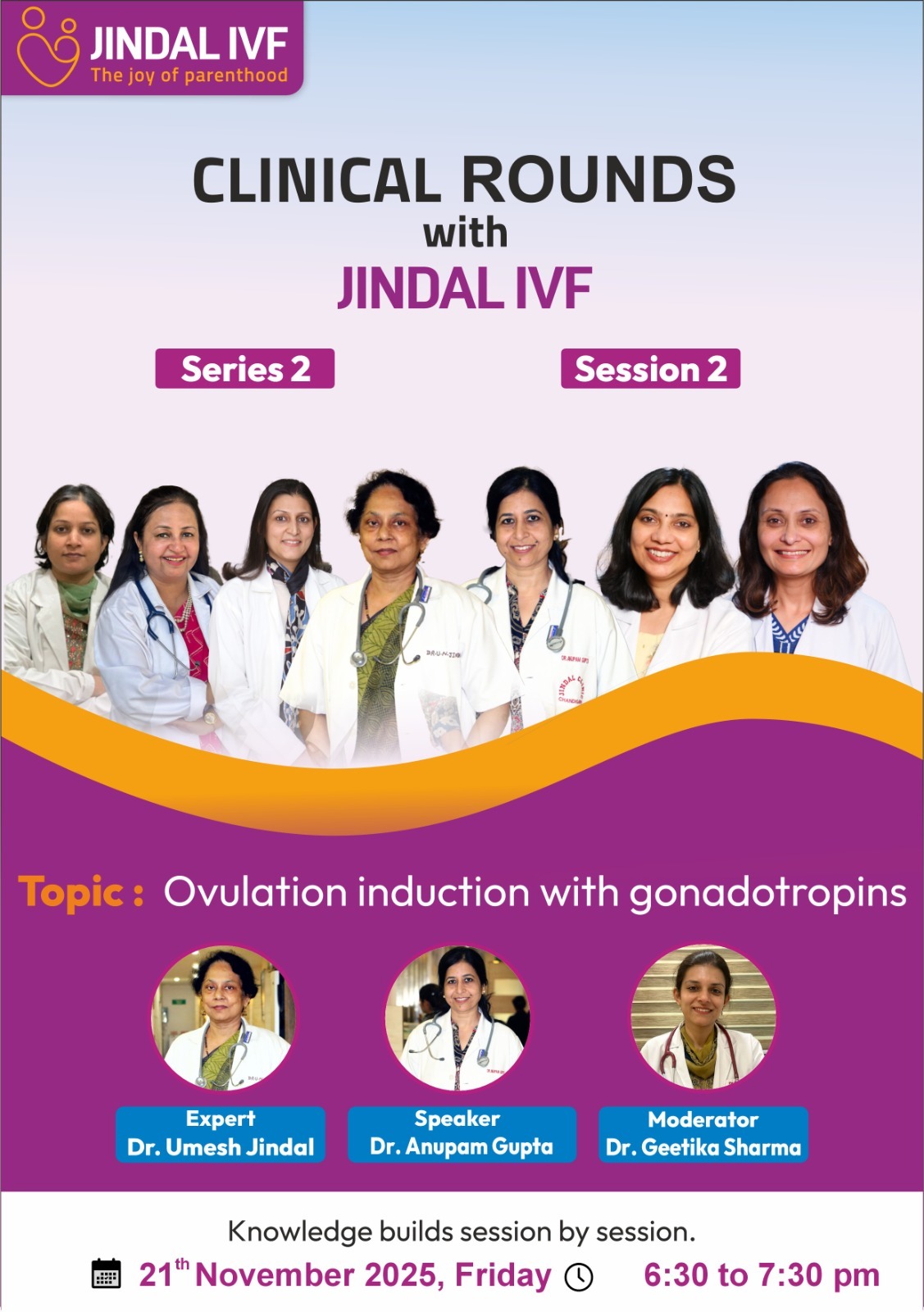 Jindal - 📢 Registration Open! Join us for Jindal IVF Clinical Rounds ...