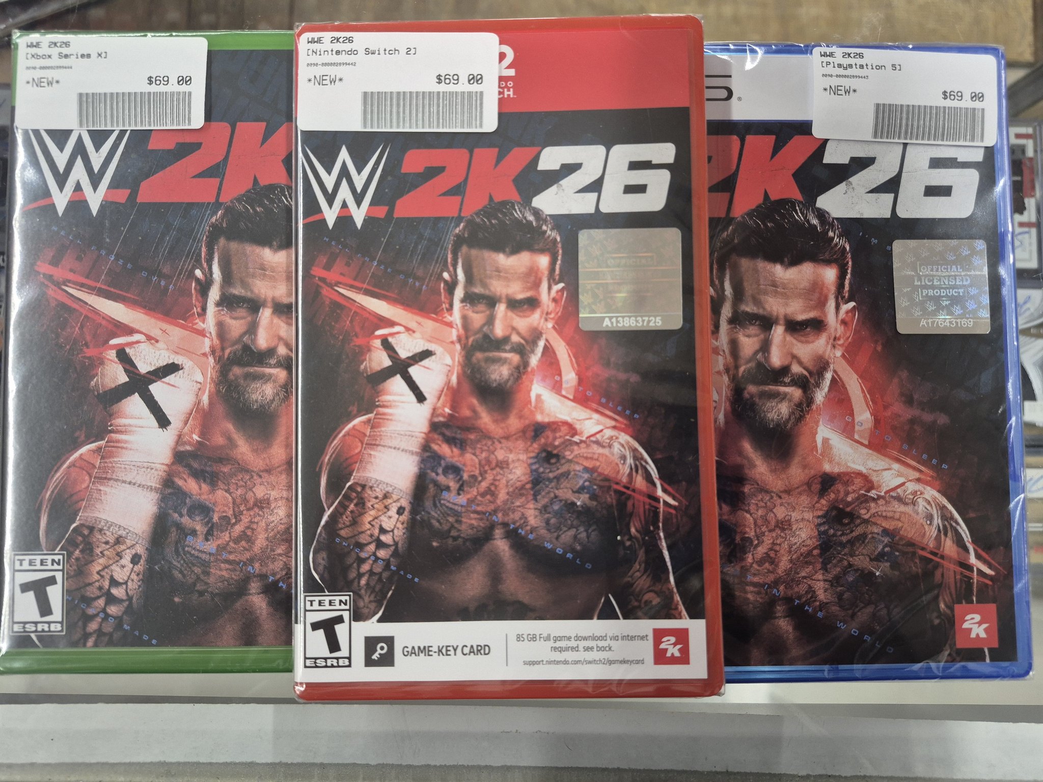 New in Stock! WWE 2k26 brand new for PS5 Switch 2 and Xbox Series