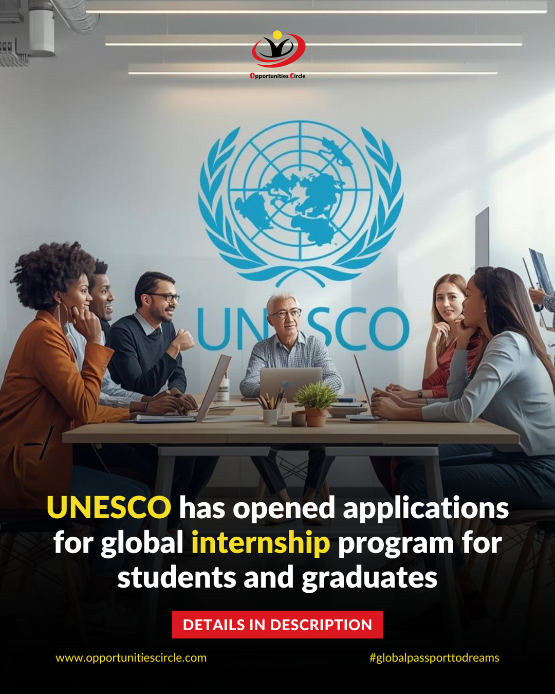 UNESCO Internship Programme 2026... - Opportunities circle | Facebook