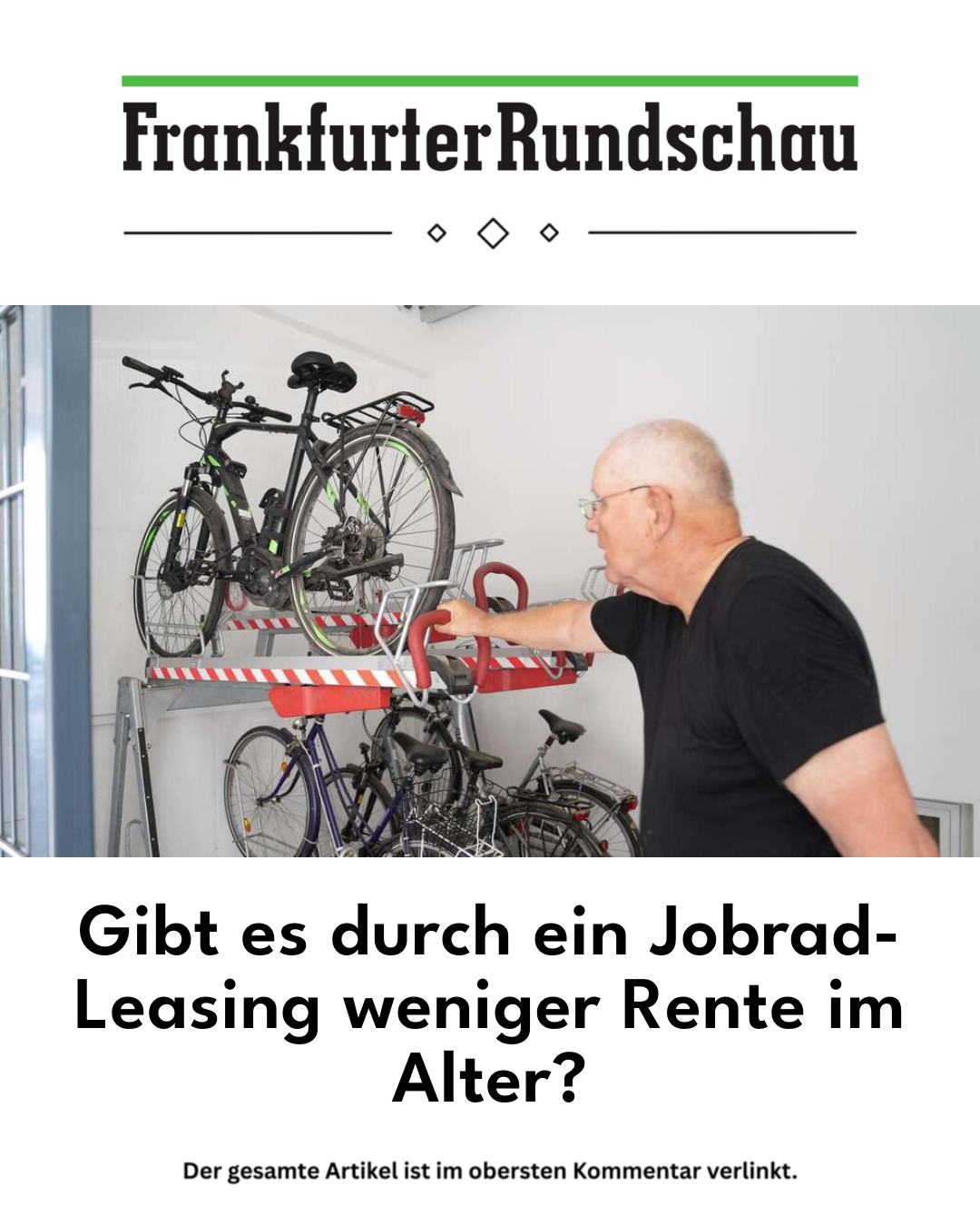 Jobrad Wieviel Weniger Rente
