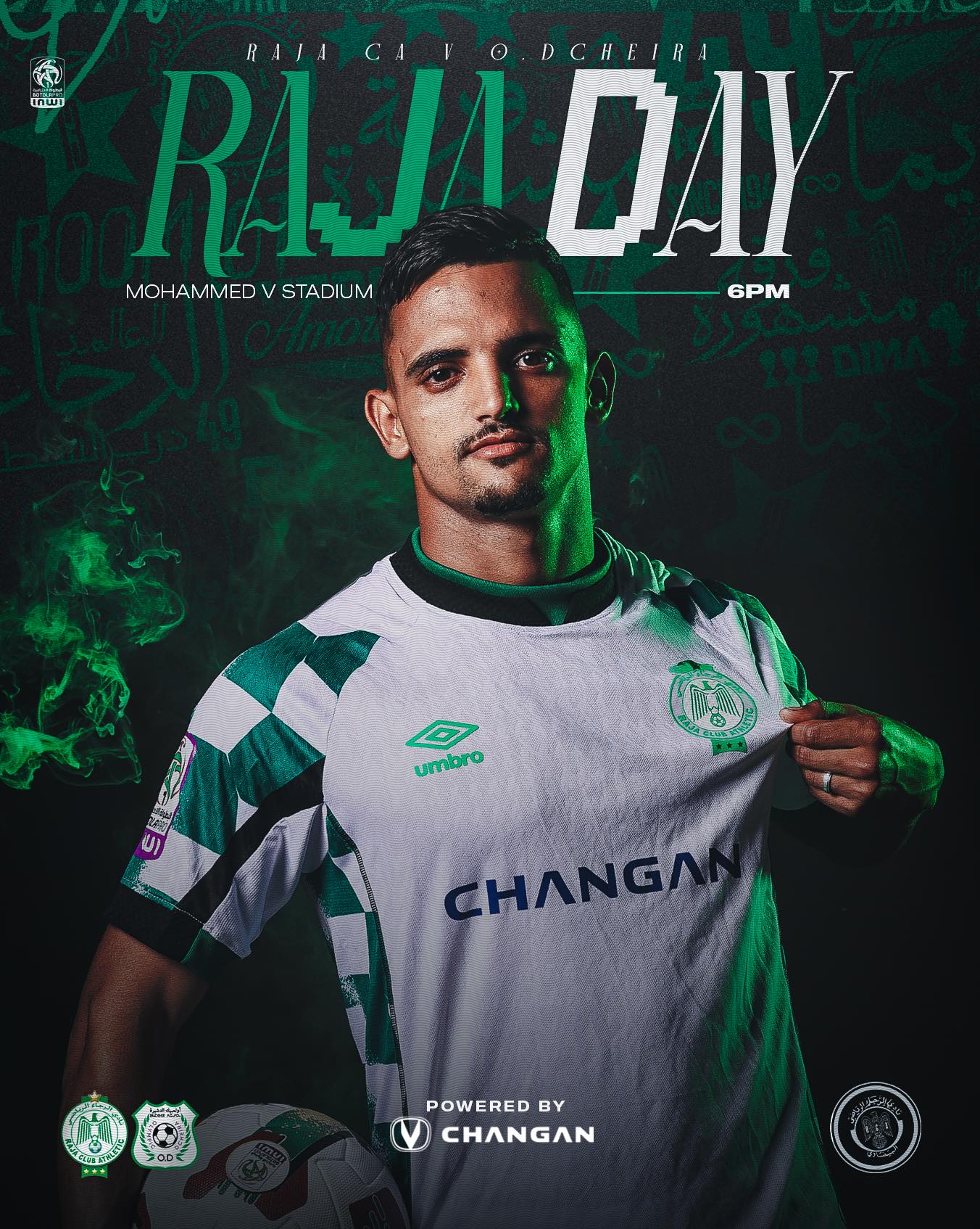 Raja - Matchday 💚 For the badge. For the fans. For the 3 points. 🦅 🎟️ ...