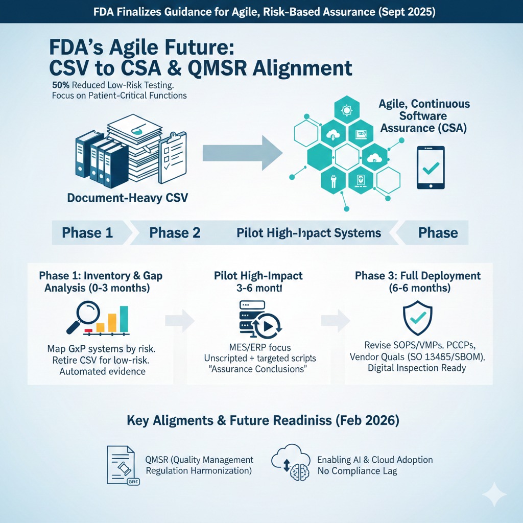 FDA CSA Roadmap 2026: CSV →... - Computer System Validation | Facebook