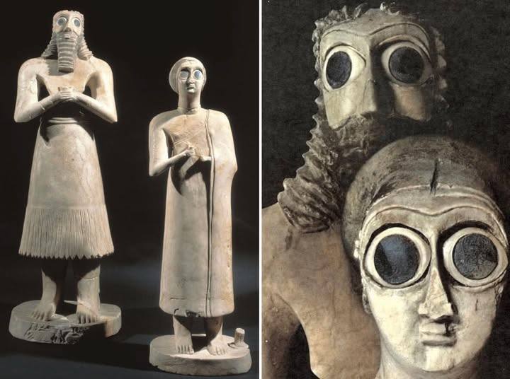 5,000-year-old Sumerian statues from Tell Asmar