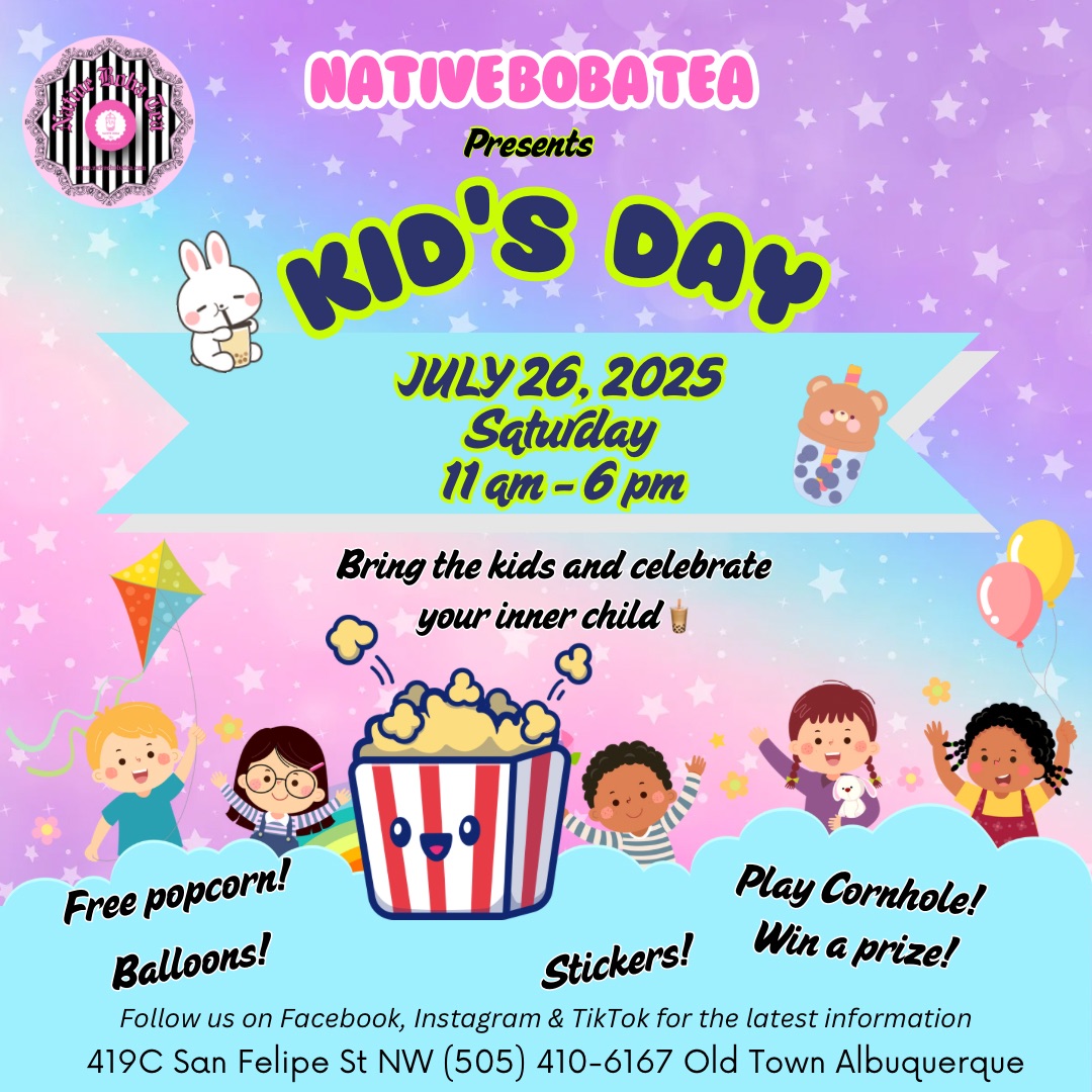 Native Boba Tea Kid’s Day