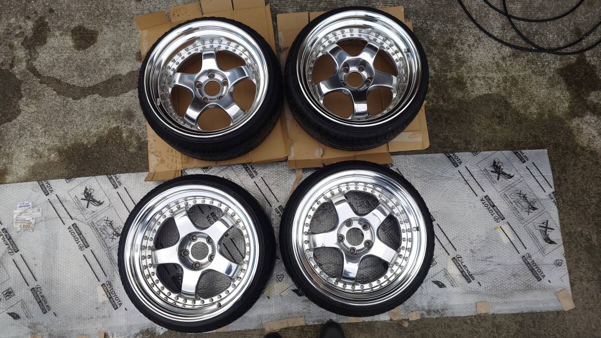 WORK MEISTER S1 3P ? Front: 18x10 Offset +5 (O-Disk) ? Rear 