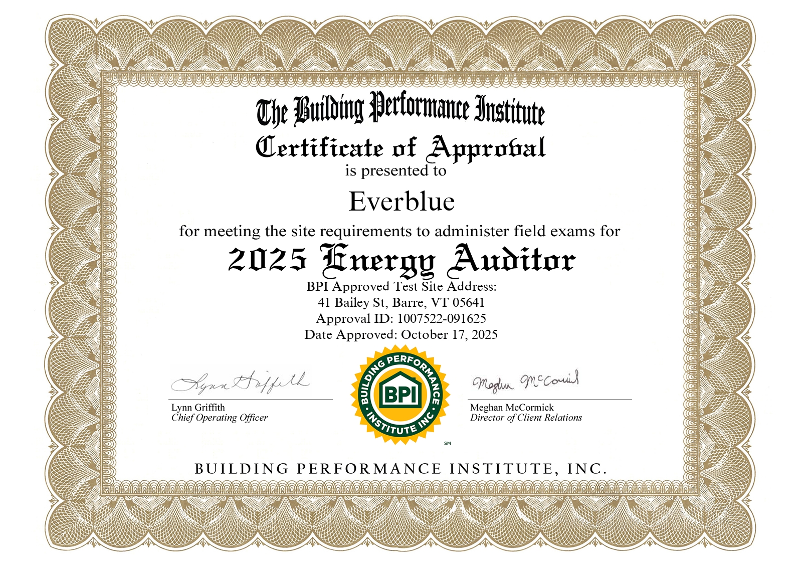 Everblue - Proud to announce the VIEW Center is now officially BPI HEP ...