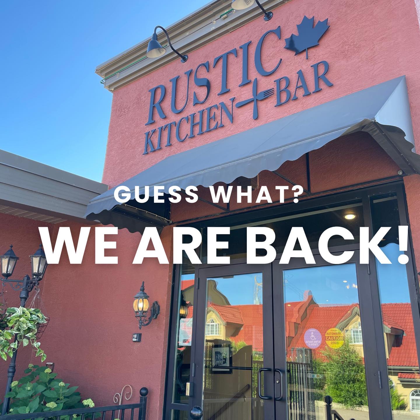 Rustic - We’re back! Our team is refreshed from staff vacation and ...