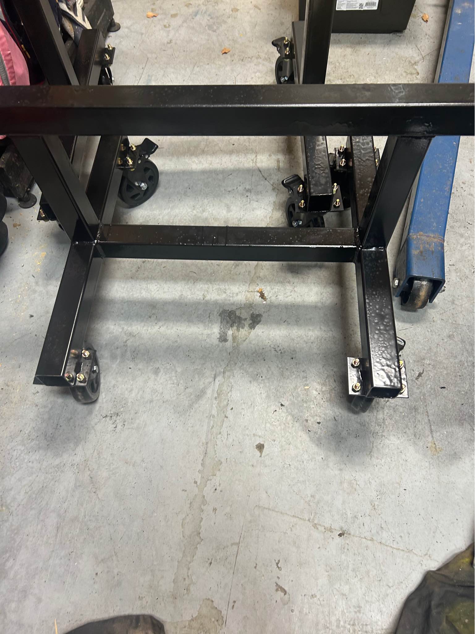 Dirt modified chassis stands with locking casters (new) (bicknell, TEO ...