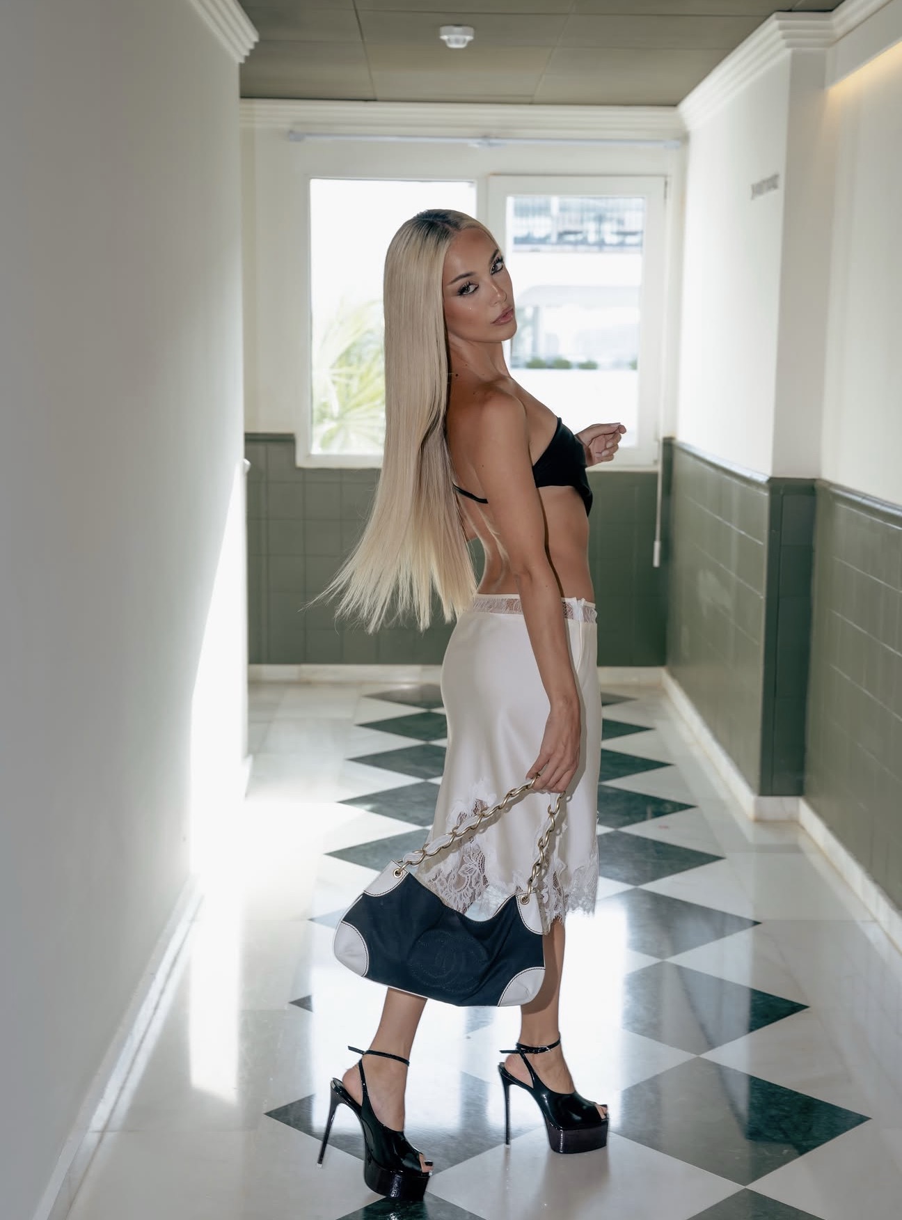haleys black and white wide horizontal striped dress anamenaoficial with Haley skirt from LSOUL. ______ 𝗟𝗦𝗢𝗨𝗟 Fully lined for comfort tag-old bogo Ankle-Length Mother of the color:rust