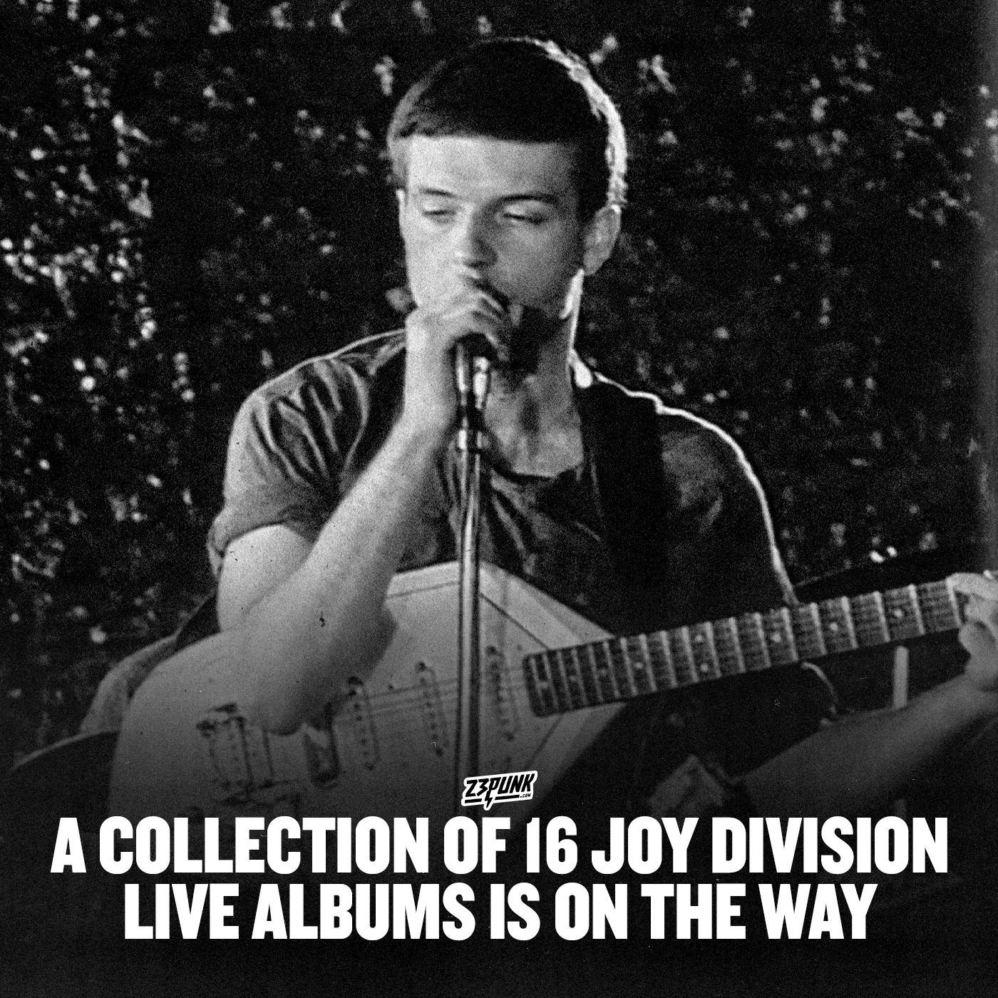 The first official set of live recordings by Joy Division was just