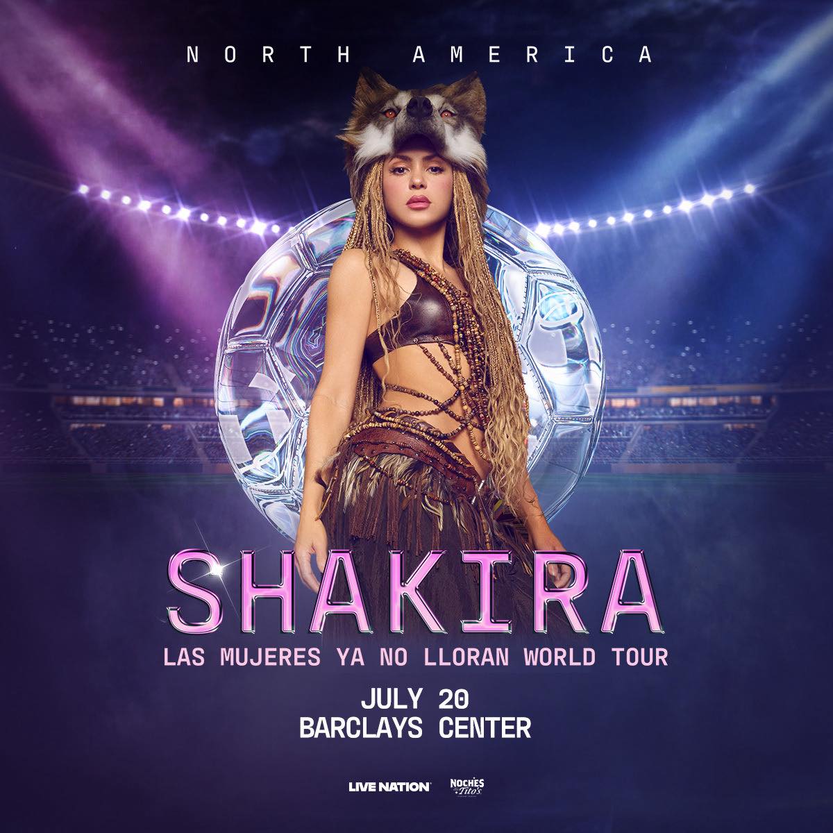 SHAKIRA is taking over Brooklyn on July 20 with Las Mujeres Ya No