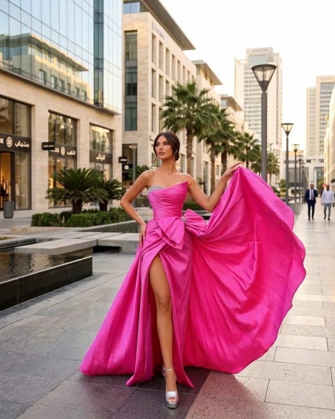 classy designer dresses Pink, polished, and perfectly dreamy! #TWS #TheWeddingShop #classy # designerdresses #fashiondesigner #wedding2026 #bride #luxurywedding #Lebanesedesigners #lebaneseweddings Size:17 x 34 OSFM Zapaka Women Black Off Wedding gown