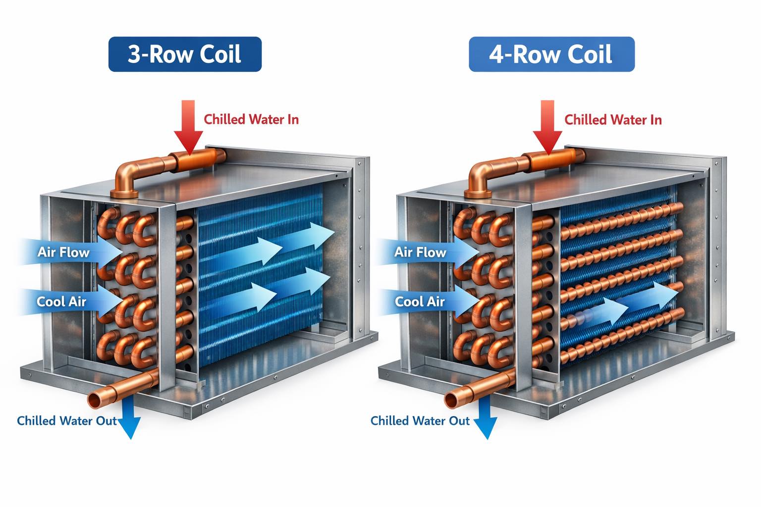 คอยล์เย็น 3 Row... - อ.เทพ สอนพื้นฐานการออกแบบงานระบบ HVAC | Facebook
