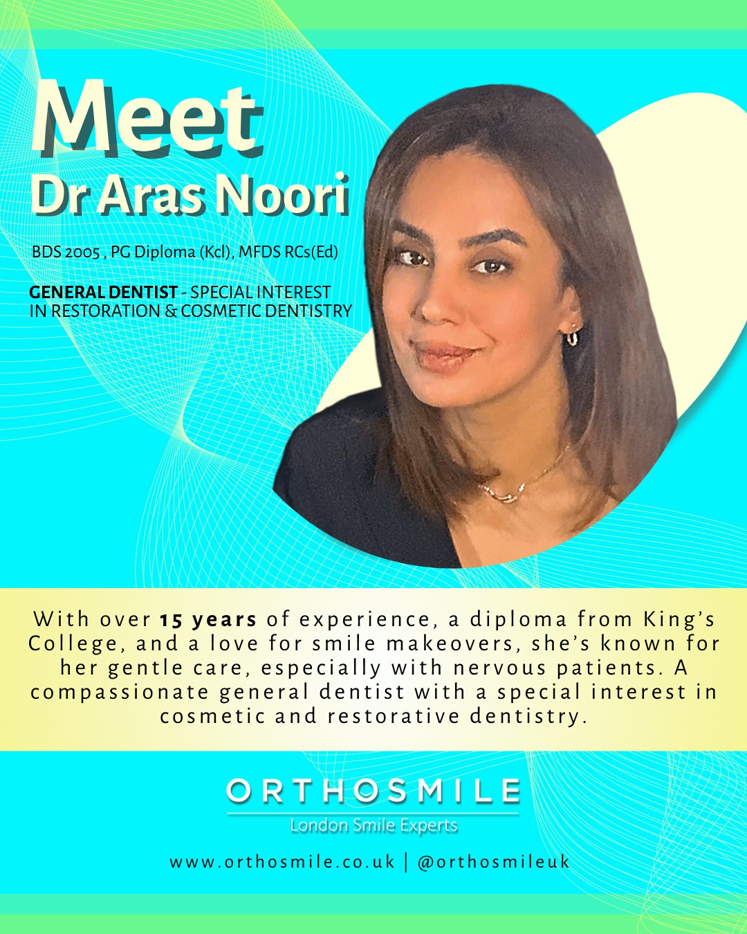 Orthosmile - 🦷 We’re thrilled to welcome Dr. Aras Noori... | Facebook