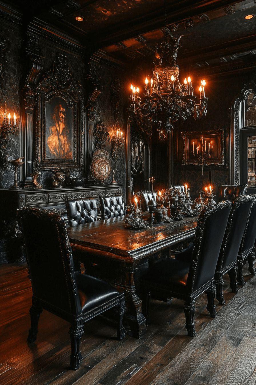 Beautiful - Raven Feast Dining Room Gothic Decor Ideas From ...