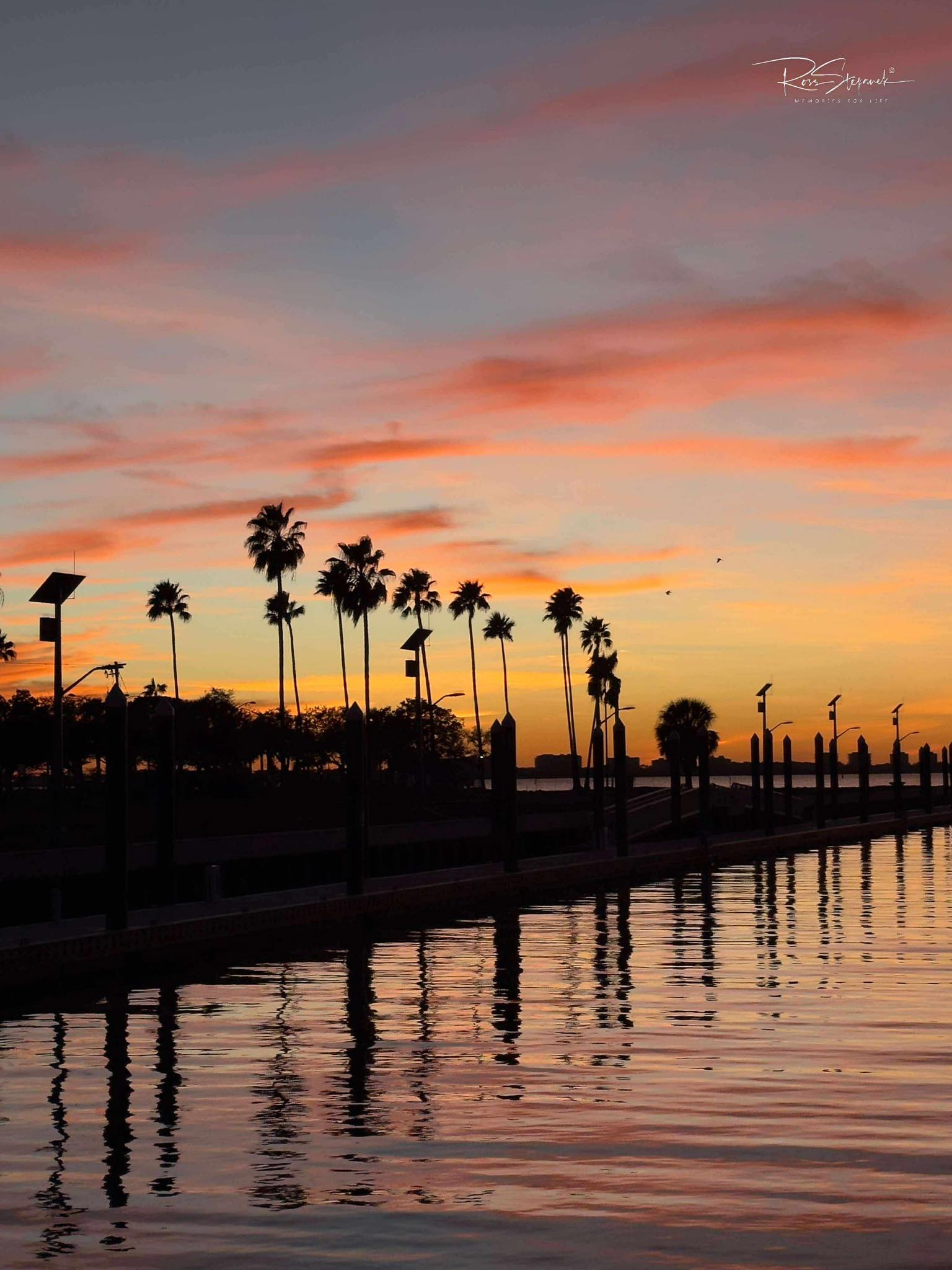 Stellar Sarasota sunset on a brisk November evening. 📷 Ross Stepanek