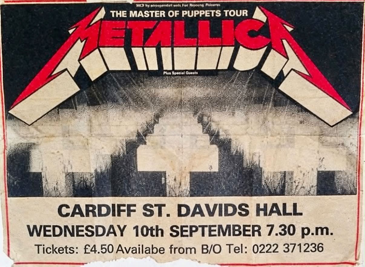On September 21st in 1986 #METALLICA while on their 