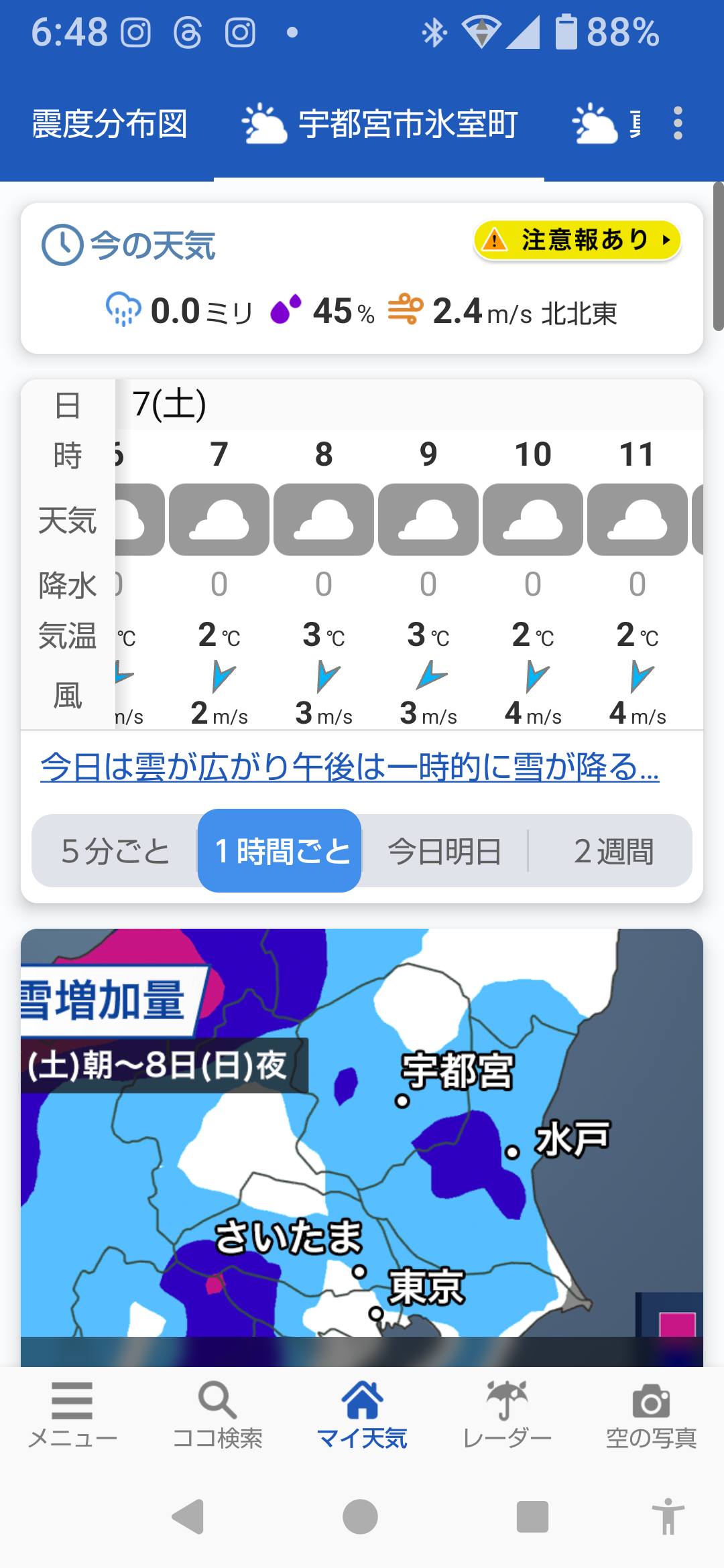 宇都宮 市 の 明日 の 天気