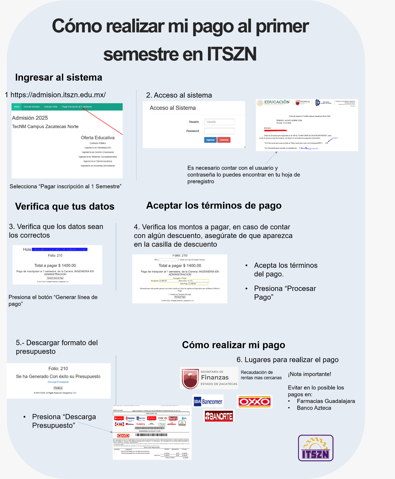 Tecnm - 🎓 ¿Listo, lista para iniciar tu camino en el ITSZN? 💳 Sigue ...