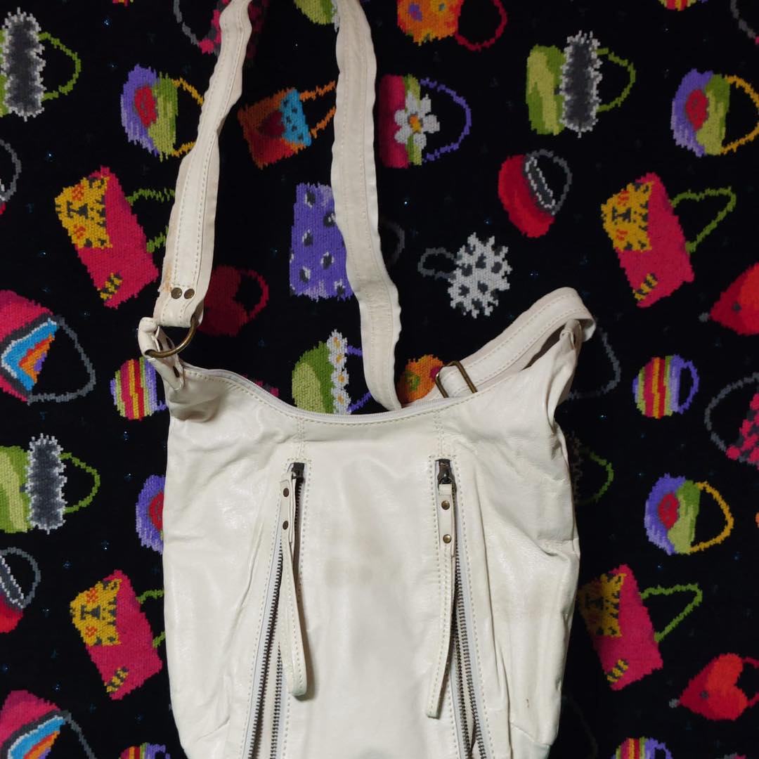 00s【archive】fringe shoulder bag/Y2K swag 00s archive gimmick y2k grunge shoulder bag