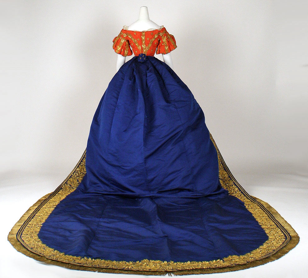 Italian royal court ensemble with gold-work embroidery
