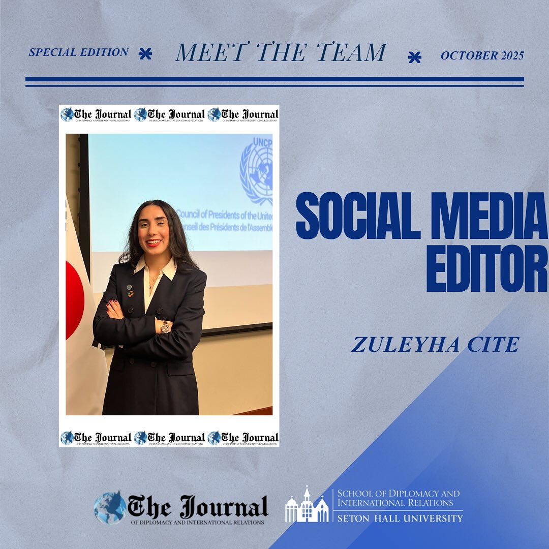 The Journal of Diplomacy and International Relations | South Orange NJ