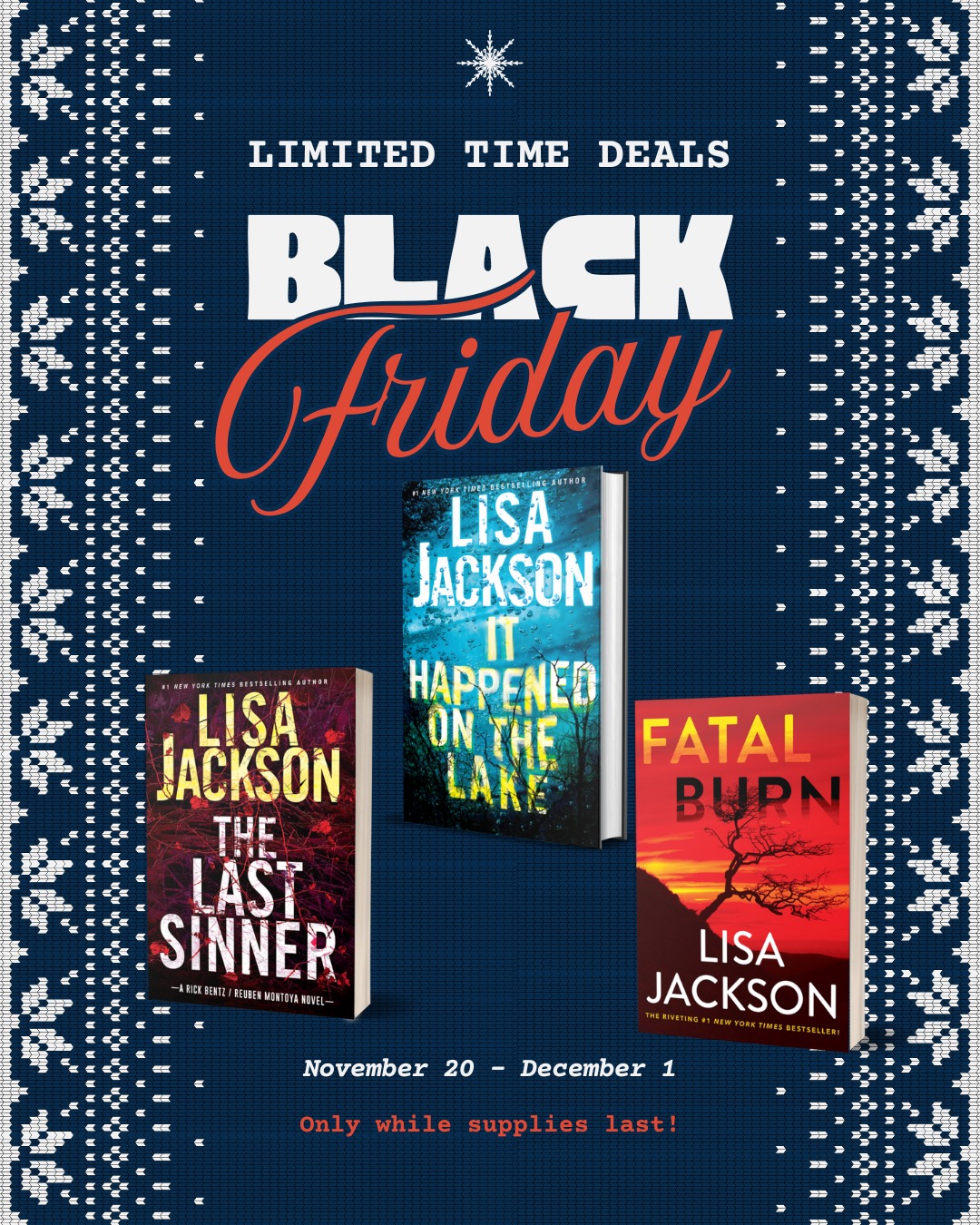 Black Friday is here! THE LAST HOUSE GUEST is part of Amazon's