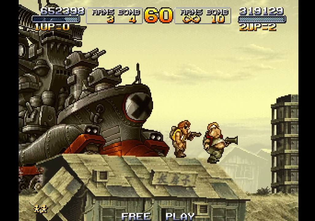 Metal Slug X Golden 4 players Level 8 fanthology #kofnodead