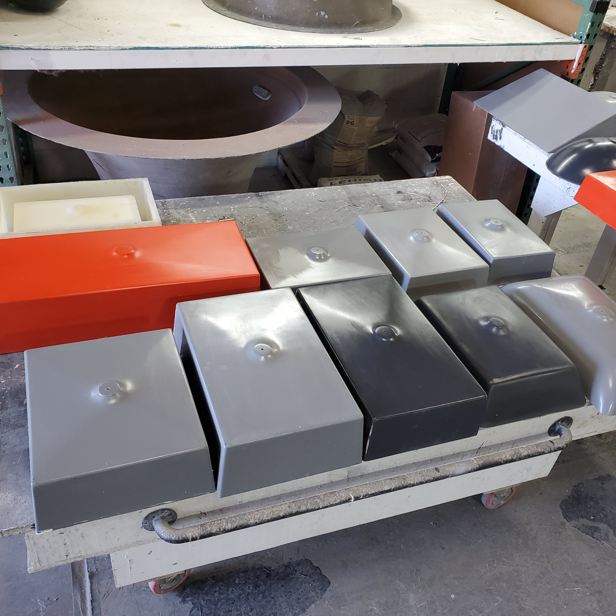 Fiberglass Concrete Countertop Sink Molds - Sculpting, Molding