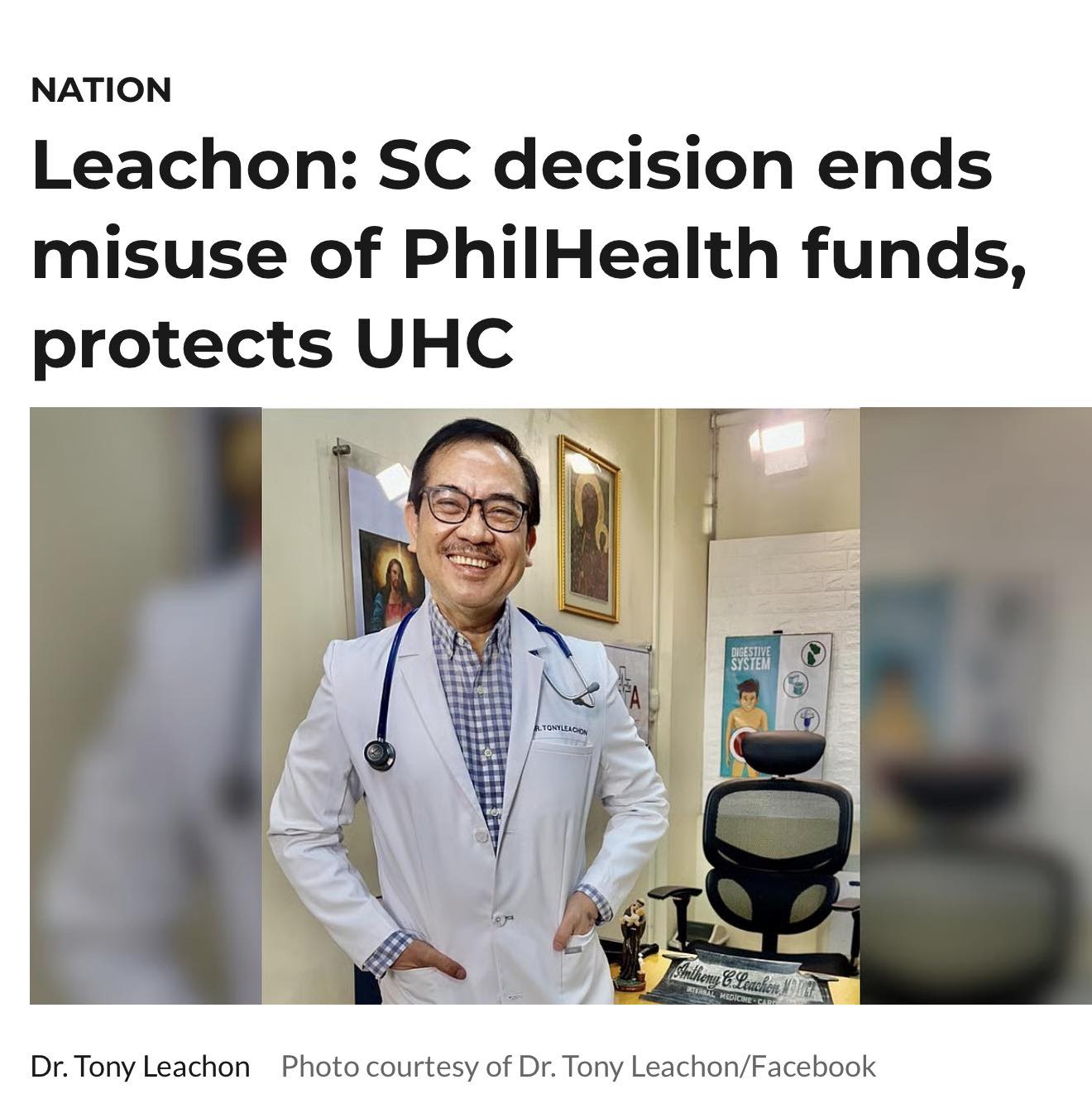 Former PhilHealth director Dr. Tony... - Dr. Tony Leachon | Facebook