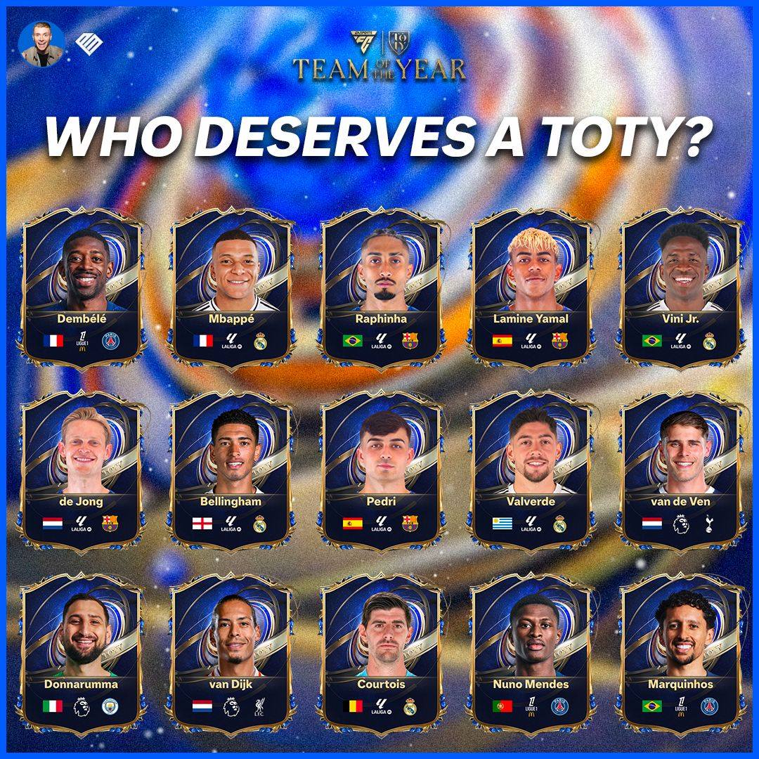 Name ONE Player who deserves a TOTY on #FC26 👇