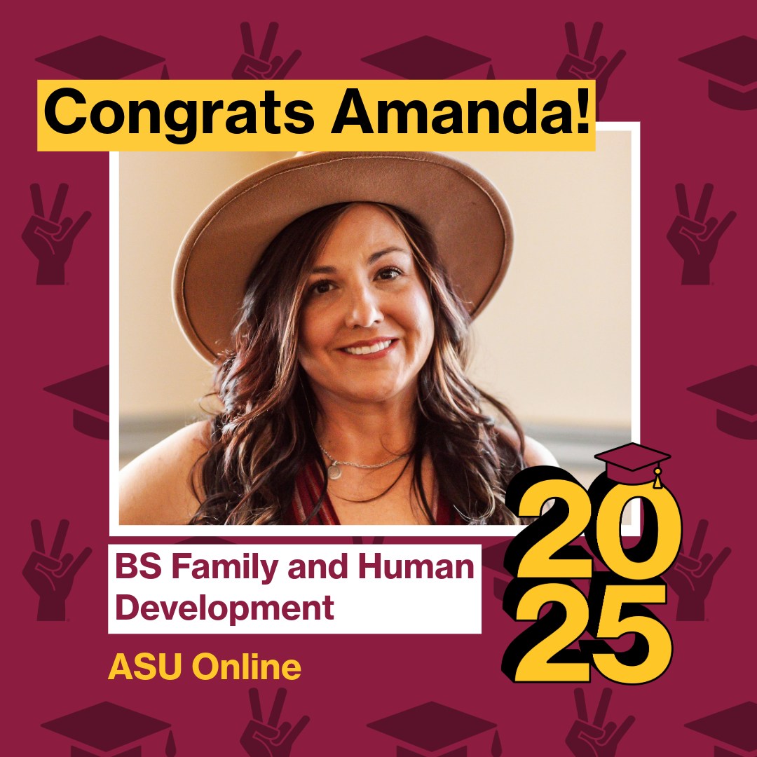 T. Denny - Congratulations to graduating ASU Online student Amanda Rudd ...
