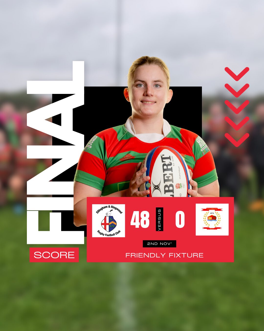 Sorry this one’s a little late! ⏰... - Millbrook Rugby Club | Facebook
