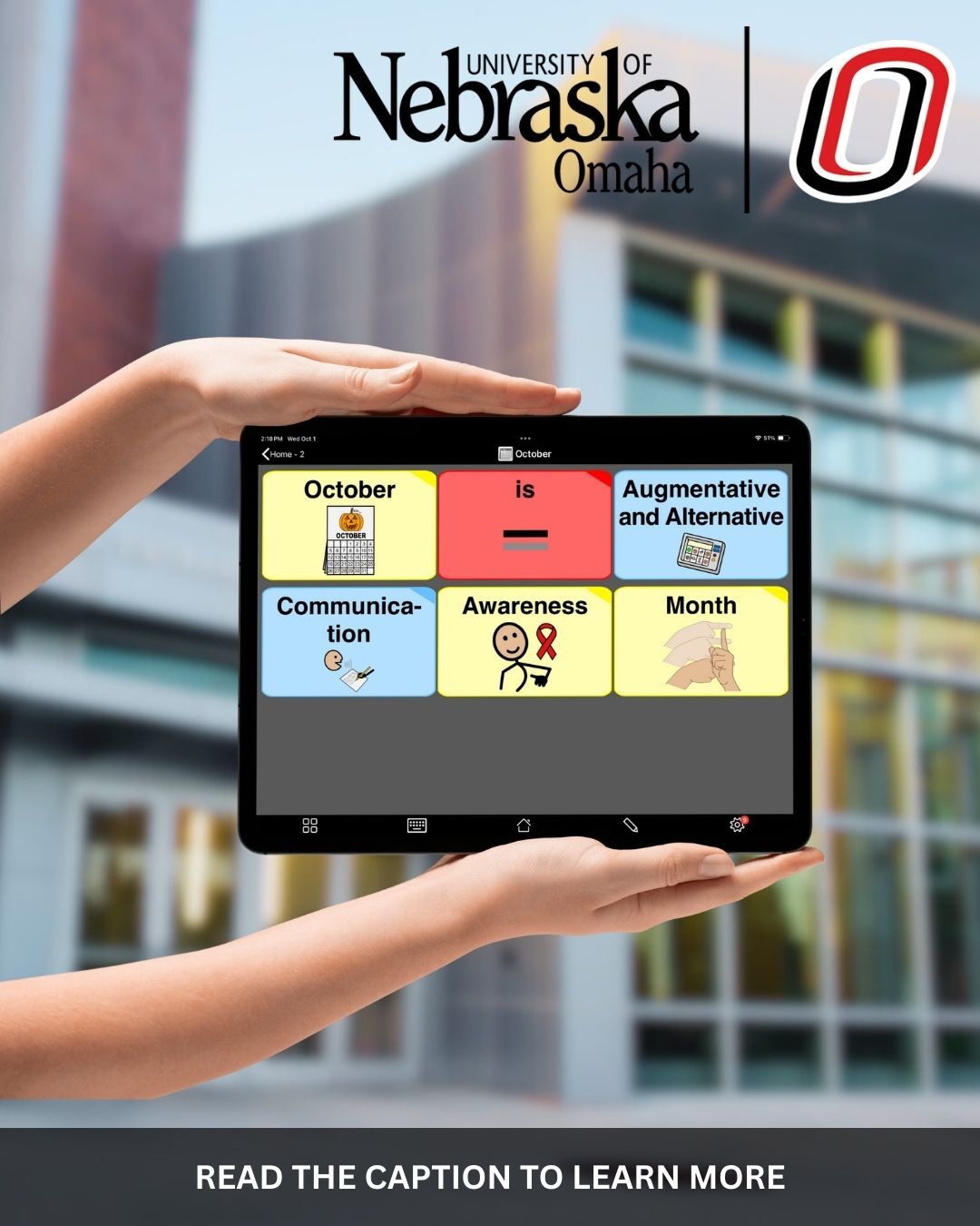 UNO - Communication comes in many forms! This October, join UNO SECD in ...