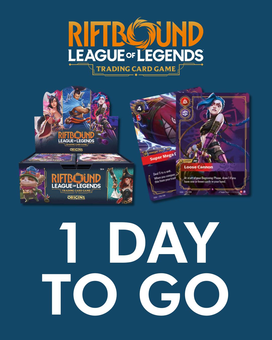 Forbidden - 1 Day To Go! In Riftbound’s first set, Origins, you’ll find ...