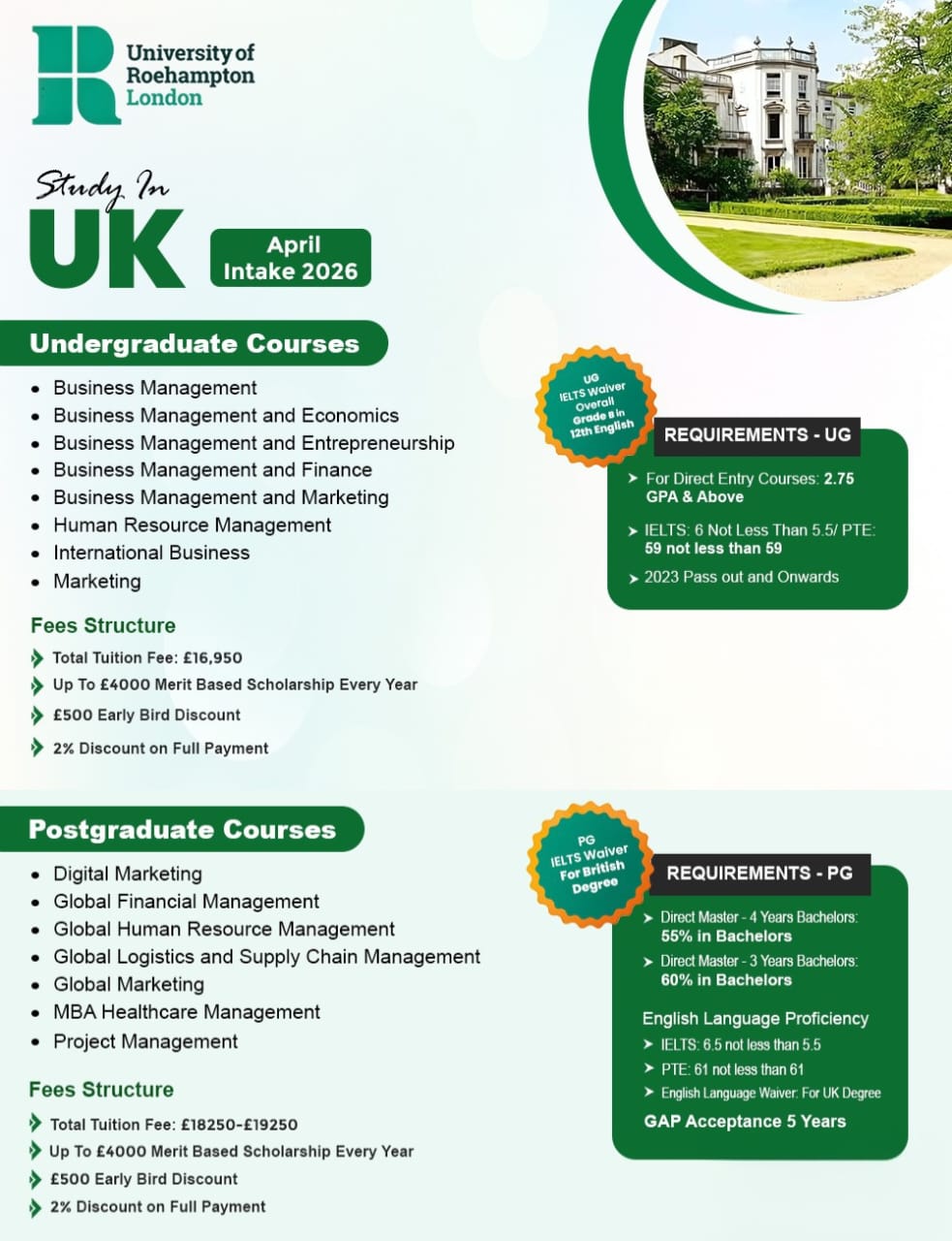 IVY - Study in the UK – April 2026 Intake Now Open! 🏛 University of ...
